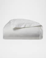 Image 3 of 6: Ralph Lauren Home Organic Cotton Bethany Jacquard Duvet Cover , FULL-QUEEN