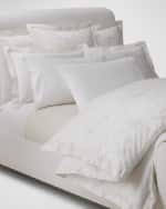 Image 1 of 6: Ralph Lauren Home Organic Cotton Bethany Jacquard Duvet Cover , FULL-QUEEN