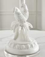 Image 4 of 4: Couture Lamps Parrot and Palm Table Lamp 