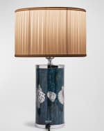Image 2 of 3: Fornasetti Pleated Lampshade for Small Lamp Base