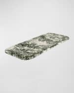 Image 2 of 2: Fornasetti Tray 25X60cm - Giardino Settecentesco Green Ivory