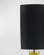 Image 2 of 3: Fornasetti Cylindrical Pleated Lampshade