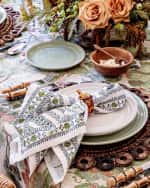 Image 4 of 5: Juliska Seville Stripe Napkin