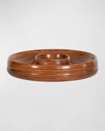 Image 2 of 2: Juliska Bilbao Wood Chip and Dip