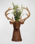 Image 3 of 5: Juliska Devon Willow Stag Vase