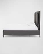 Image 3 of 6: Four Hands Leigh Upholstered King Bed