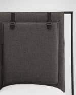 Image 5 of 6: Four Hands Leigh Upholstered King Bed