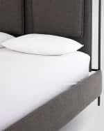Image 4 of 5: Four Hands Leigh Upholstered Queen Bed
