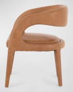 Image 4 of 6: Four Hands Hawkins Leather Dining Chair 