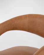 Image 5 of 6: Four Hands Hawkins Leather Dining Chair 