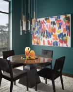 Image 2 of 8: Four Hands Villa Hair on Hide Dining Chair 