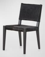 Image 3 of 8: Four Hands Villa Hair on Hide Dining Chair 