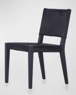 Image 4 of 8: Four Hands Villa Hair on Hide Dining Chair 