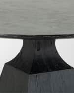 Image 5 of 6: Four Hands Sargon Round Dining Table, 53.3"