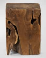 Image 1 of 3: Four Hands Teak Accent Table