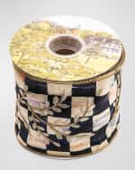 Image 2 of 2: MacKenzie-Childs Glam Up Check Embroidered Ribbon