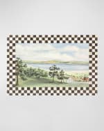 Image 1 of 2: MacKenzie-Childs Courtly Check Landscape Floor Mat, 2' x 3'
