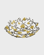 Image 3 of 5: Michael Aram Gold Orchid Centerpiece Bowl