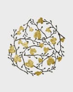 Image 4 of 5: Michael Aram Gold Orchid Centerpiece Bowl