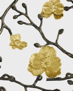 Image 5 of 5: Michael Aram Gold Orchid Centerpiece Bowl