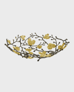 Image 1 of 5: Michael Aram Gold Orchid Centerpiece Bowl