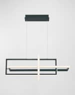 Image 3 of 4: Eurofase Bordo Small LED Chandelier 