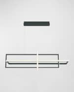 Image 2 of 5: Eurofase Bordo Large LED Chandelier 