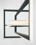 Image 4 of 5: Eurofase Bordo Large LED Chandelier 
