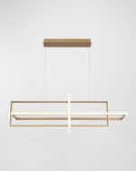 Image 2 of 5: Eurofase Bordo Large LED Chandelier 