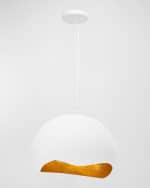 Image 1 of 2: Eurofase Baleia Pendant Light, 18"