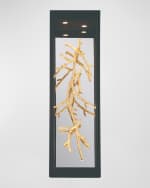 Image 2 of 5: Eurofase Aerie Gold Indoor/Outdoor LED Sconce 