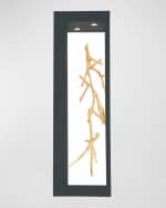 Image 4 of 5: Eurofase Aerie Gold Indoor/Outdoor LED Sconce 
