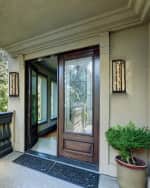 Image 5 of 5: Eurofase Aerie Gold Indoor/Outdoor LED Sconce 
