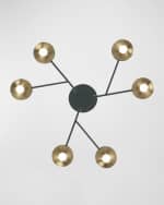 Image 4 of 5: Eurofase Torcia LED Chandelier, 24.3"