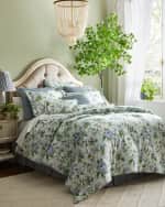 Image 2 of 2: Sherry Kline Home Triellage Velvet Box Pleat Bed Skirt , QUEEN