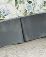 Image 1 of 2: Sherry Kline Home Triellage Velvet Box Pleat Bed Skirt , QUEEN