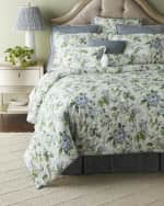 Image 4 of 4: Sherry Kline Home Treillage Reversible Euro Sham 
