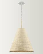 Image 1 of 2: Abaca 1-Light Pendant Light, 17" 