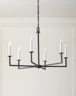 Image 3 of 4: Dunne 6-Light Chandelier, 30" 