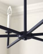 Image 4 of 4: Dunne 6-Light Chandelier, 30" 