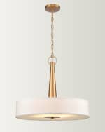 Image 2 of 2: Leo 22'' Wide 4-Light Chandelier