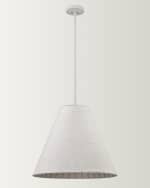 Image 1 of 2: Sophie 22'' Wide 3-Light Pendant Light - White Coral