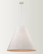 Image 2 of 2: Sophie 30'' Wide 4-Light Pendant Light - White Coral