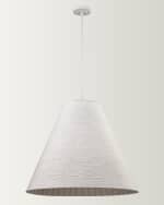Image 1 of 2: Sophie 30'' Wide 4-Light Pendant Light - White Coral