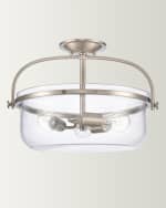 Image 1 of 2: Wentworth 3-Light Semi Flush Mount