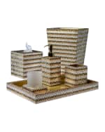 Image 2 of 2: Mike & Ally Biarritz Wastebasket with Swarovski Crystals, Gold