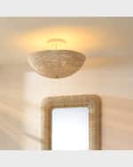 Image 3 of 3: Jamie Young Tsunami Semi Flush Mount 