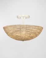 Image 1 of 3: Jamie Young Tsunami Semi Flush Mount 