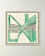 Image 1 of 2: "Dimensional Lines 4" Giclee Wall Art