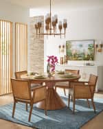Image 2 of 5: Lucas + McKearn Sawgrass 2-Light Sconce in Gold Leaf